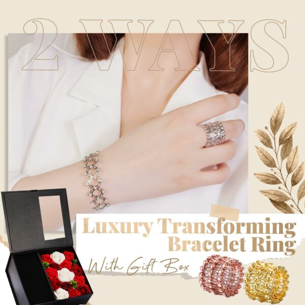 Luxury Transforming Bracelet Ring