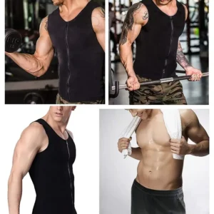 Men’s Zipper Neoprene Sauna Vest