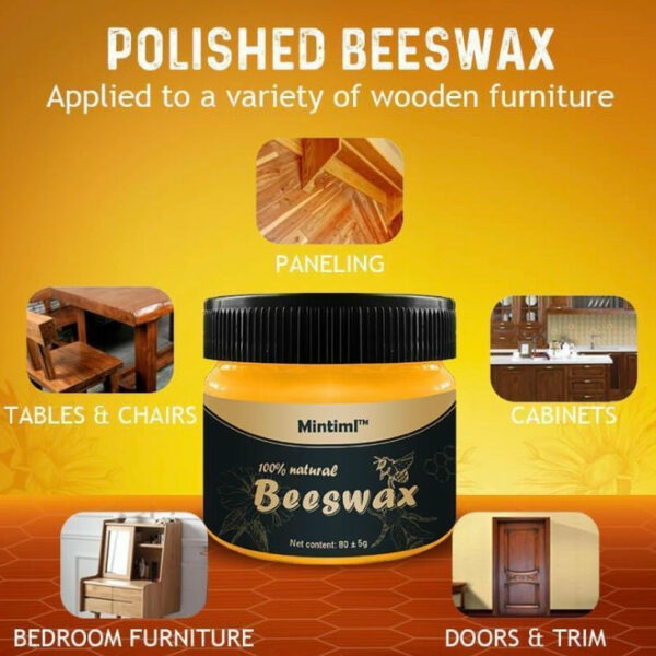 Cera de abejas para condimentos de madera Mintiml™