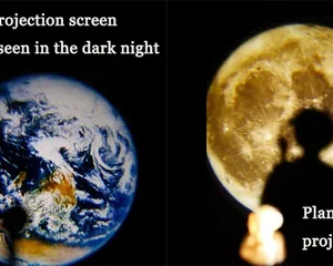 Moon Earth Projection Led Lamp