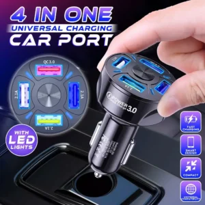 Pilot 4 In 1 Universal Charging Car Port