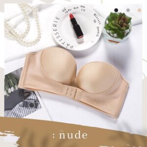 Premium Strapless Front Buckle Lift Bra