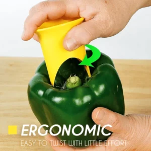 Push-n-Twist Pepper Corer