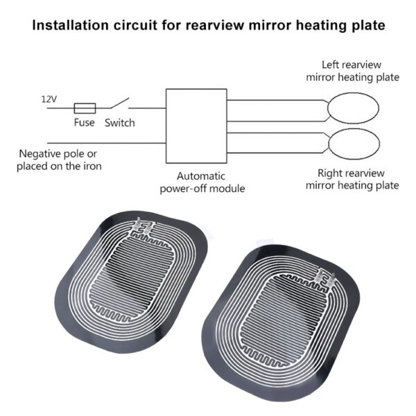 Rearview Mirror Defogging Heating Sheets