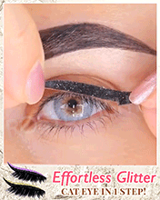 Reusable Glitter Eyeliner Eyelash Stickers