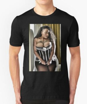 Sexy Plus Bbw Thick Plussize Ebony Curvy Black African American Women T Shirt