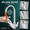 Splash Proof Faucet Head Extender