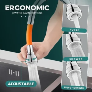 Splash Proof Faucet Head Extender