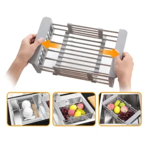 Stainless Steel Telescopic Drain Basket