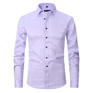 Chemise anti-rides extensible