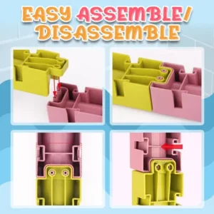 Suction Cup DIY Assembling Waterfall Car Track