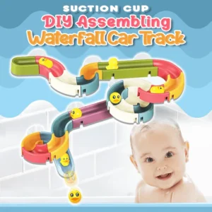 Suction Cup DIY Assembling Waterfall Car Track
