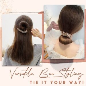 Super Stunning 3 Sec Rhinestone Bun Maker