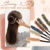 Super Stunning 3 Sec Rhinestone Bun Maker