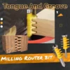 Tongue and Groove Milling Router Bit