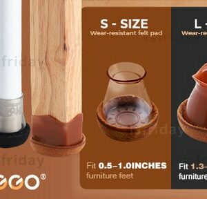Upgraded Mute Furniture Leg Protectors