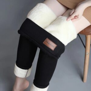 Winter Warm Thick Plush Liner High Waist Leggings