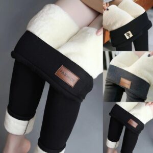 Winter Warm Thick Plush Liner High Waist Leggings