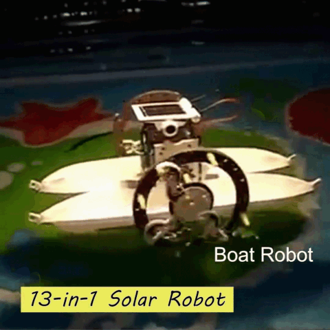 ชุดหุ่นยนต์พลังงานแสงอาทิตย์เพื่อการศึกษา 13-in-1