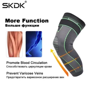 360 Strong Full Compression Knee Support With Strap