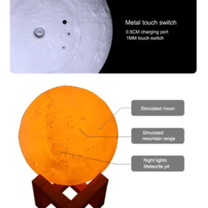 3D zvlhčovač vzduchu Moon