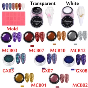 4D Sculpture Nail Art Molds