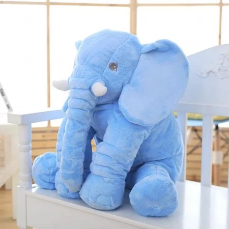 Žavinga dramblio pliušinė žaislinė pagalvė