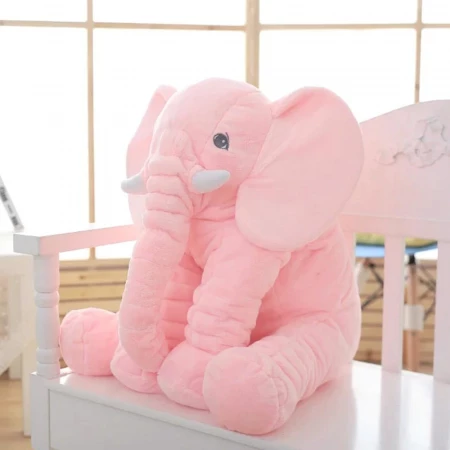 Pragtige olifant-pluche speelgoedkussing