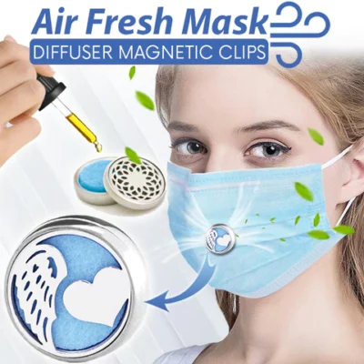 Air Fresh Mask Diffuser magnetiske clips