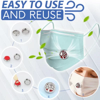 Air Fresh Mask Diffuser Magnetic Clips