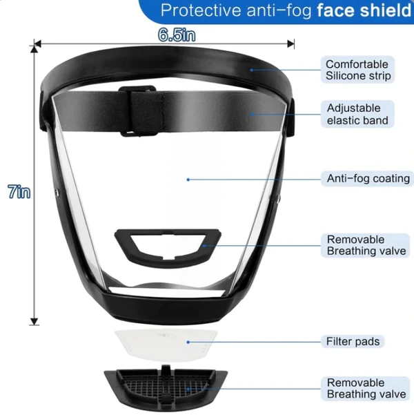 Anti Kabut Pelindung Full Face Shield