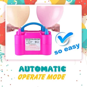 Automatic Double-Hole Balloon Air Pump