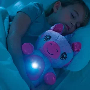 Baby Stuffed Animal with Starry Light Projector
