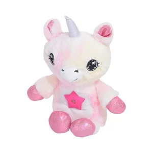 Baby Stuffed Animal with Starry Light Projector