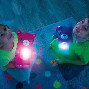 Baby Stuffed Animal with Starry Light Projector