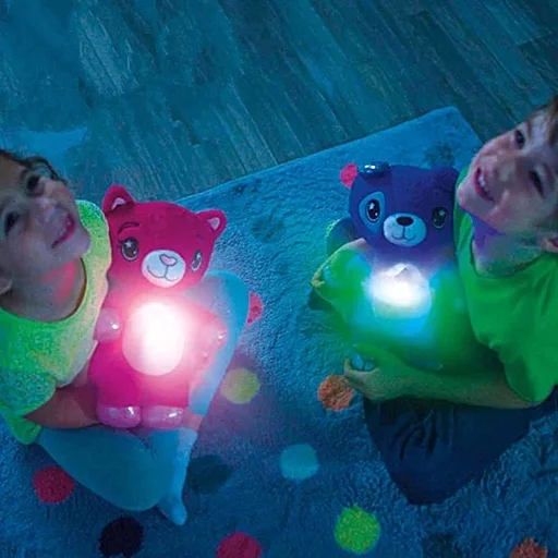 Pluszowe zwierzątko dla dziecka z projektorem gwiaździstego światła