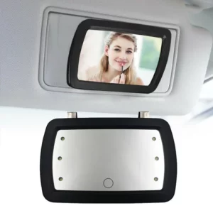 Car Sun Visor Makeup Mirror with LED Lights
