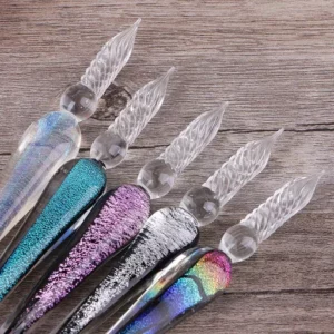 Crystal Starry Sky Glass Ink Pen