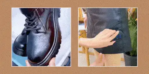 Double Sided Leather Shoes Polish Brush