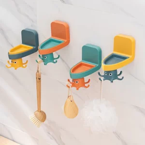 Drill-Free Octopus Hook Organizer