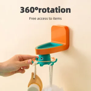 Drill-Free Octopus Hook Organizer