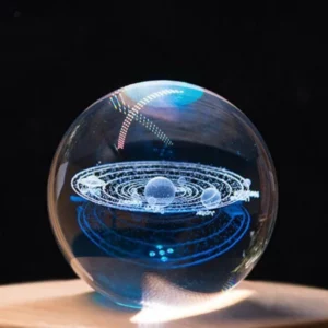 Engraved Solar System Sphere
