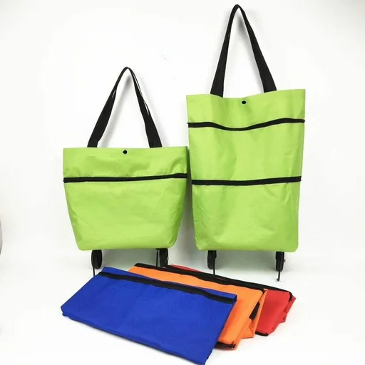 विस्तार योग्य किराना शॉपिंग ट्रॉली बैग