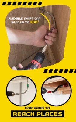 Flexible Extension Drill Bit Holder