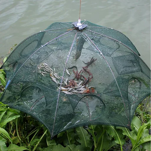Πτυσσόμενο δίχτυ ψαρέματος ομπρέλας