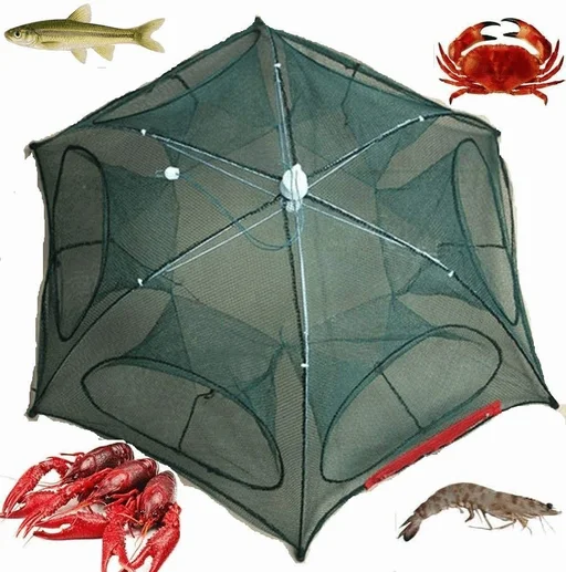 Red de pesca plegable para paraguas