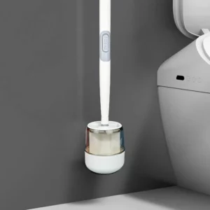 Household Punch-Free Wall Hanging Long Handle Silicone Toilet Brush