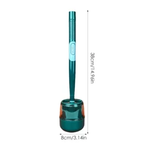 Household Punch-Free Wall Hanging Long Handle Silicone Toilet Brush