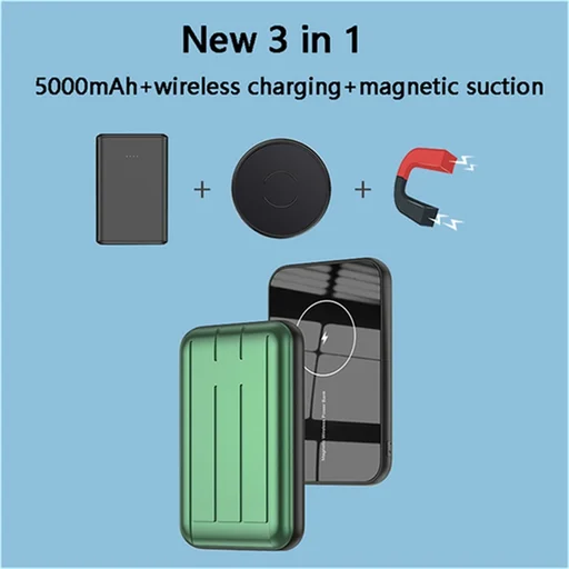 Mini Power Bank Magnetic Wireless