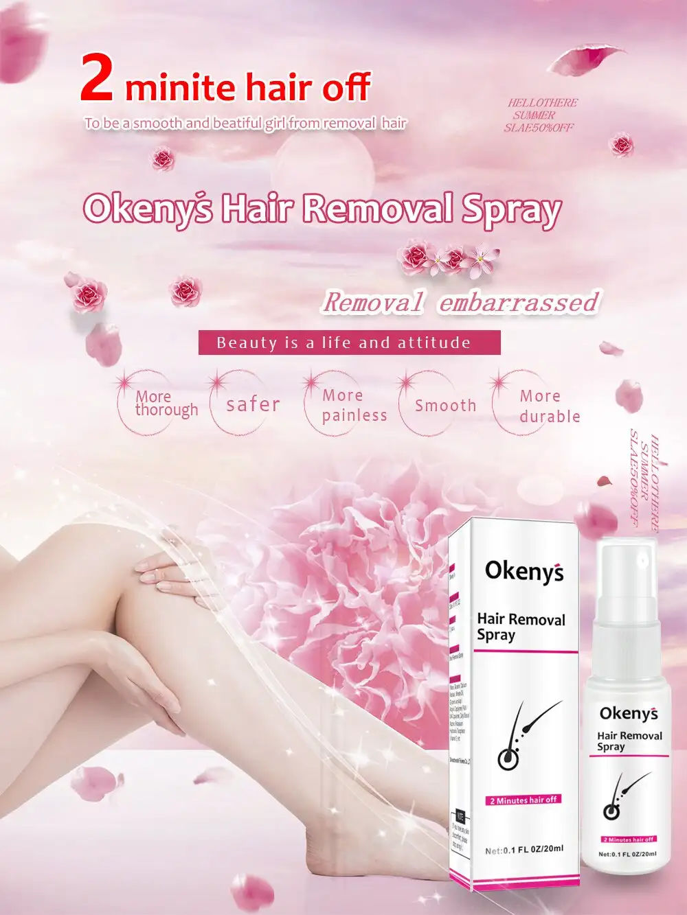 Okeny’s Hair Removal Spray